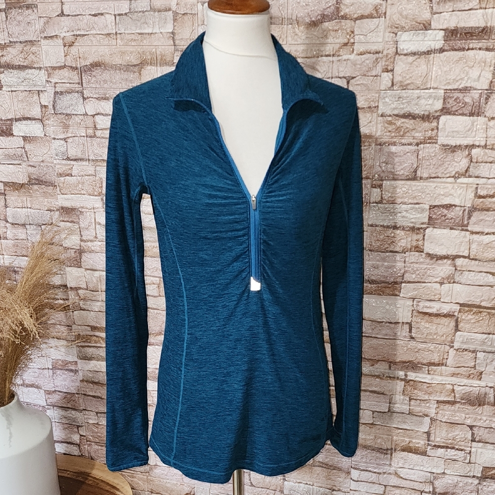 New Balance  Blue Long Sleeve Top